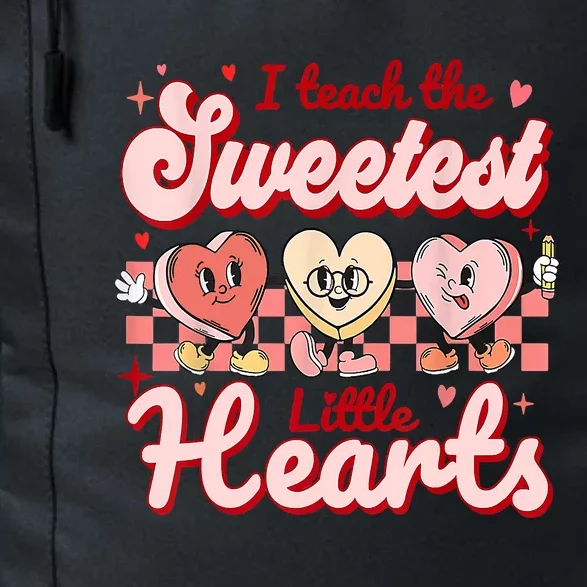 I Teach The Sweetest Hearts Retro Teacher Valentines Day Daily Commute Backpack