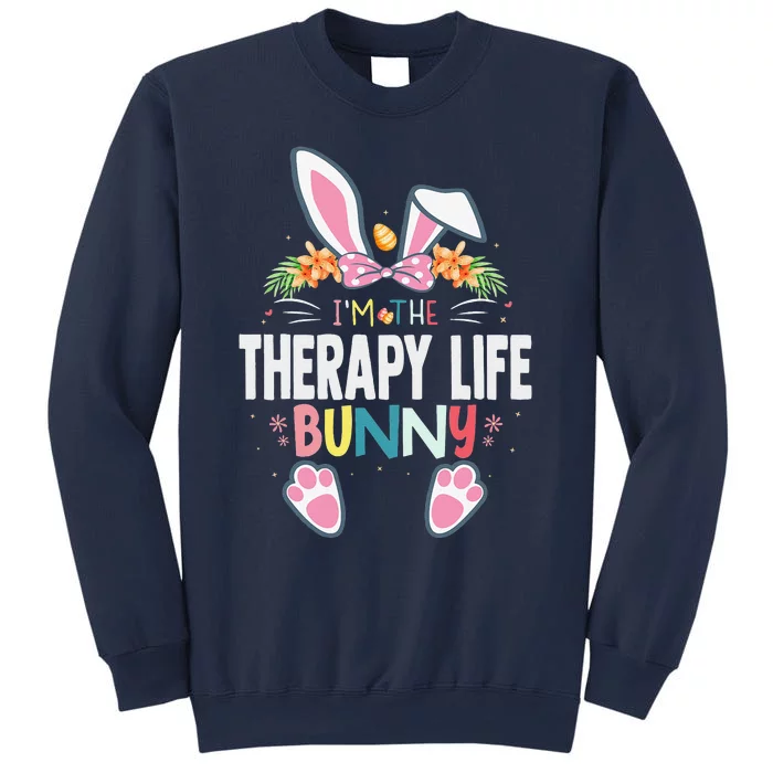 I'm The Therapy Life Bunny Easter Day Rabbit Matching Sweatshirt