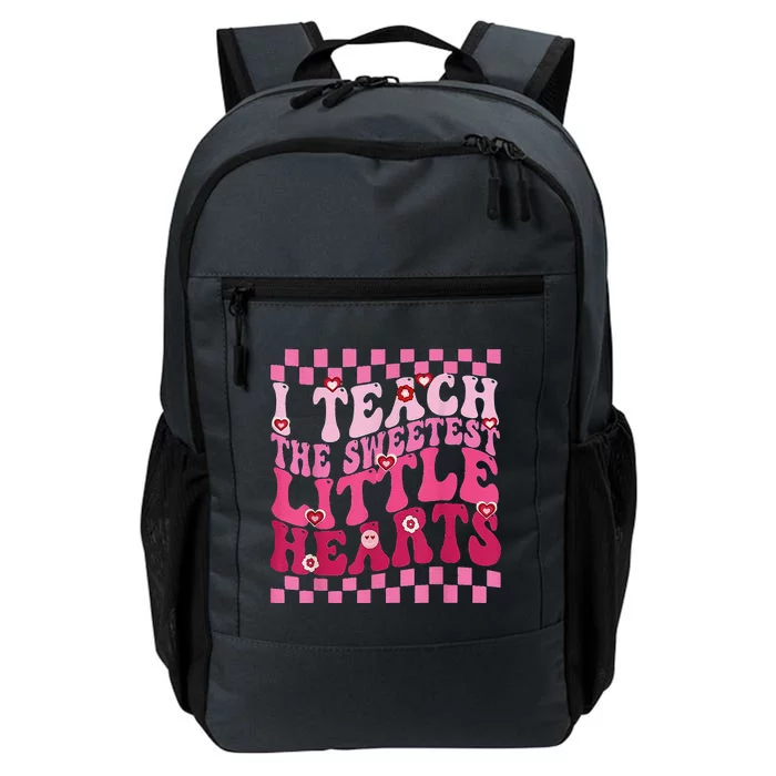 I Teach The Sweetest Hearts Retro Teacher Valentines Day Daily Commute Backpack