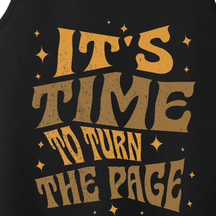 ItS Time To Turn Page Kamala Harris 2024 Performance Tank