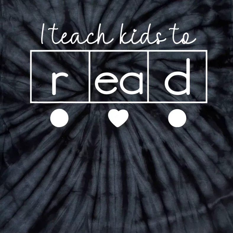 I Teach To Read Science Of Reading Funny Tie-Dye T-Shirt