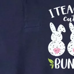 I Teach The Cutest Bunnies Love Teaching Softstyle Adult Sport Polo