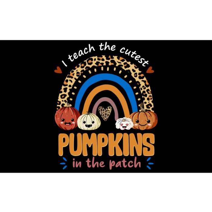 I Teach The Cutest Pumpkins In The Patch Leopard Bumper Sticker