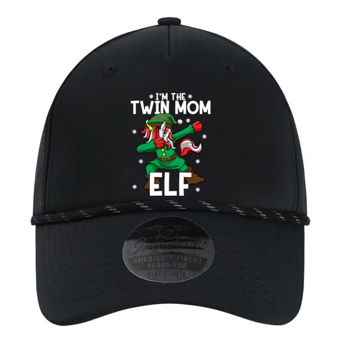 IM The Twin Mom Elf Unicorn Mother Of Twins Christmas Gift Performance The Dyno Cap