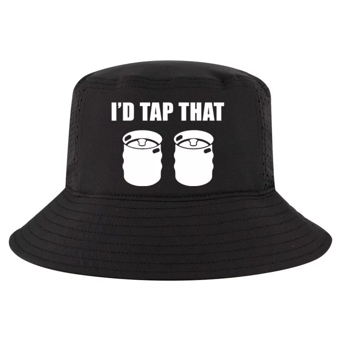 I'd Tap That Beer Kegs Alcohol College Student Tee Cool Comfort Performance Bucket Hat