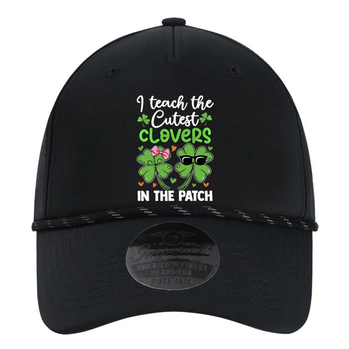 I Teach The Cutest Clovers In The Patch St Patricks Day Tea Gift Performance The Dyno Cap