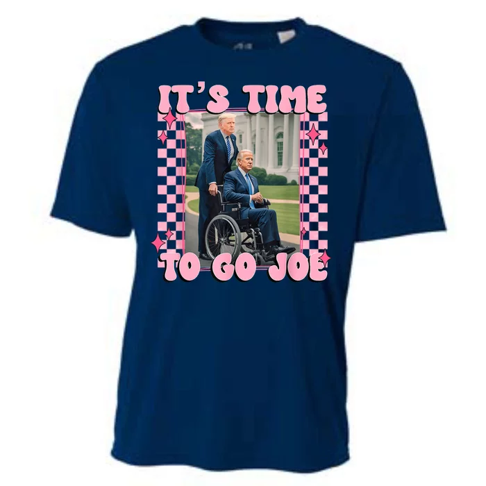 ItS Time To Go Joe Funny Biden Trump Felon Conviction Cooling Performance Crew T-Shirt