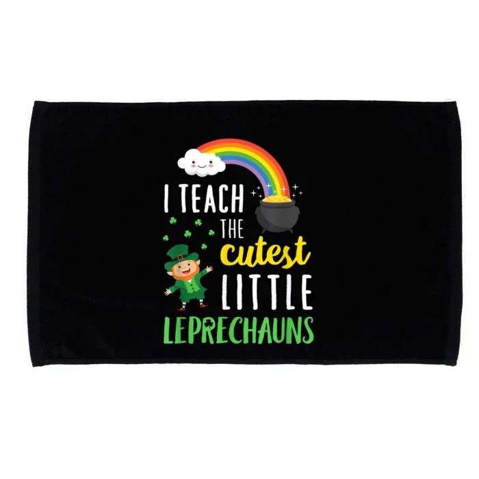 I Teach The Cutest Little Leprechauns  School Cute Microfiber Hand Towel