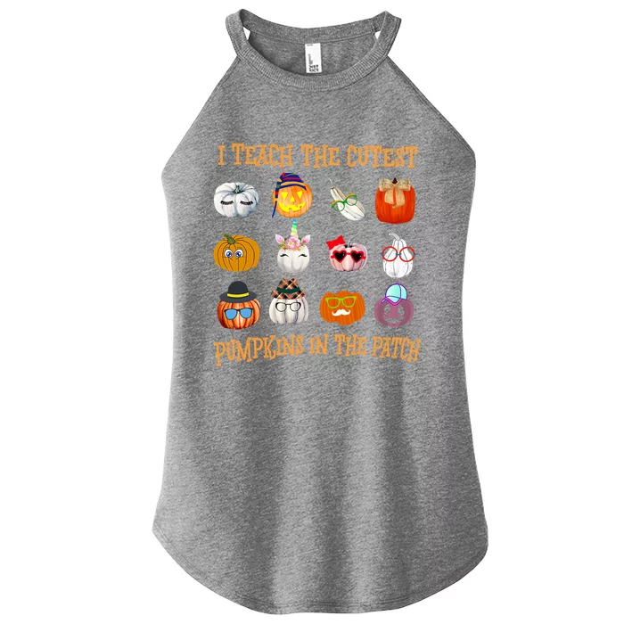 I Teach The Cutest Pumpkin In The Patch Gift Women’s Perfect Tri Rocker Tank