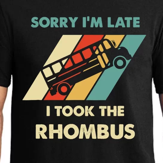 I Took The Rhombus Funny Math Nerd Pajama Set