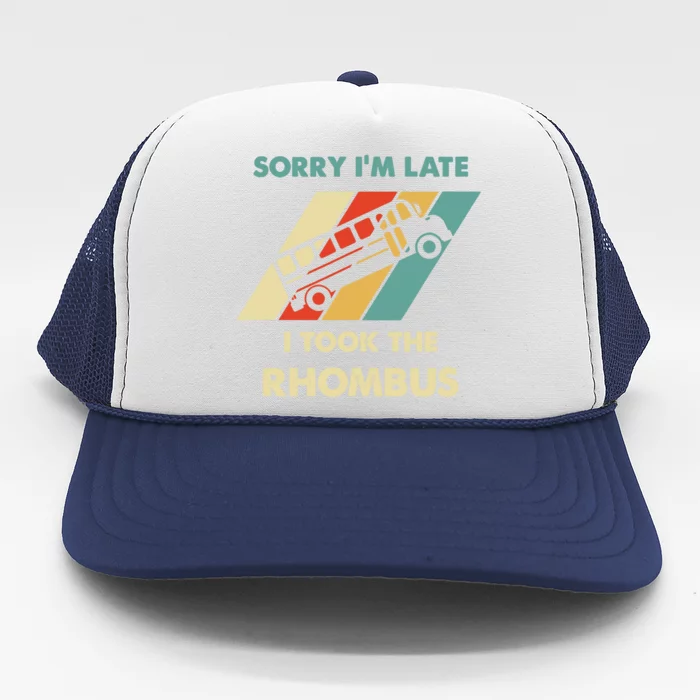 I Took The Rhombus Funny Math Nerd Trucker Hat