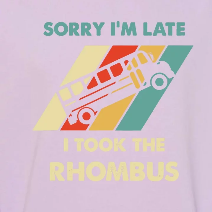 I Took The Rhombus Funny Math Nerd Garment-Dyed Sweatshirt