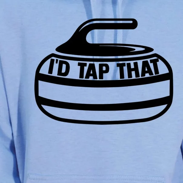 ID Tap That Curling Stone Ice Curling Curler Curling Game Great Gift Unisex Surf Hoodie