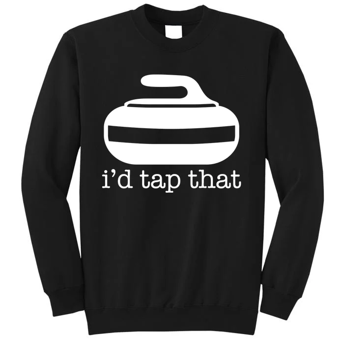 ID Tap That Funny Curling Sport Gift Sweatshirt