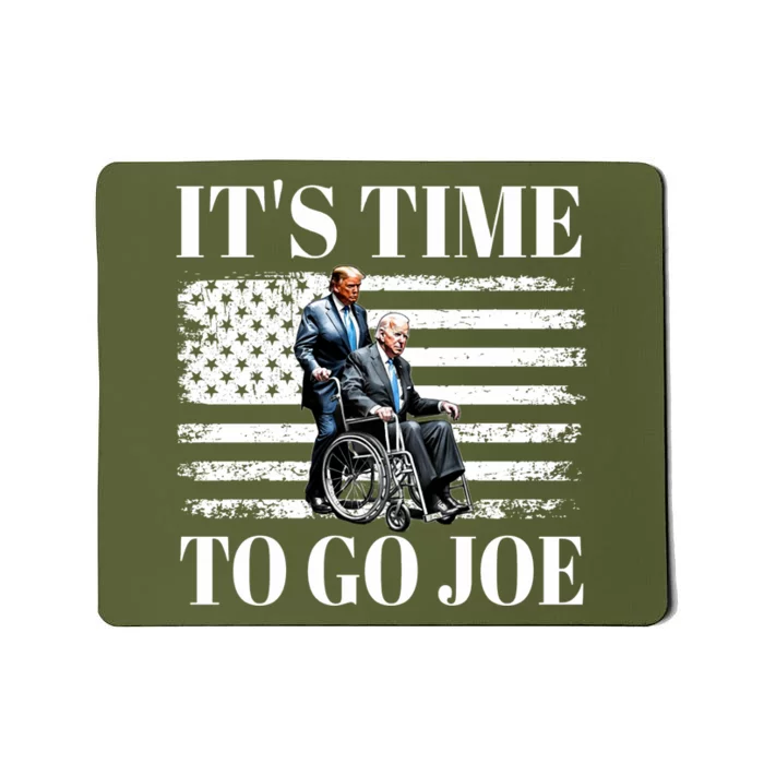 ItS Time To Go Joe Funny Republican Donald Trump 2024 Mousepad