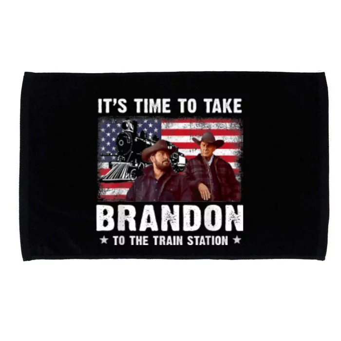 Its Time To Take Brandon To The Train Station Microfiber Hand Towel