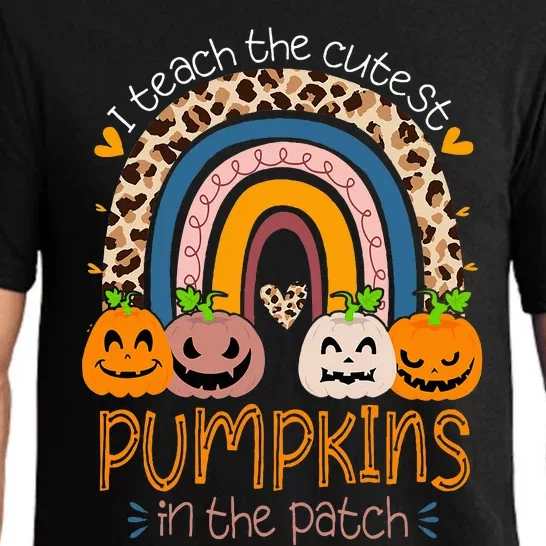 I Teach The Cutest Pumpkins In The Patch Teacher Pajama Set