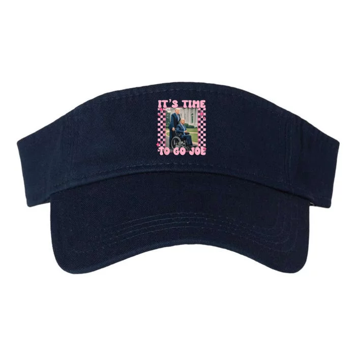 Its Time To Go Joe Funny Trump 2024 Valucap Bio-Washed Visor