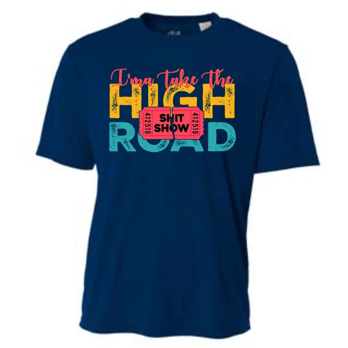 IMa Take The High Road Shitshow Vintage Design Cooling Performance Crew T-Shirt