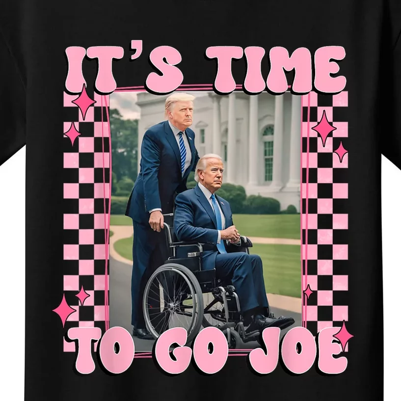 Its Time To Go Joefunny Trump 2024 Kids T-Shirt