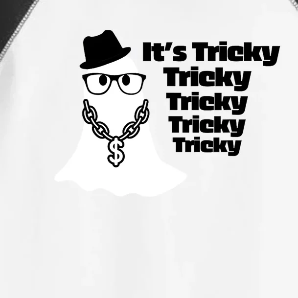 Its Tricky Tricky Tricky Ghost Boo Its Tricky Halloween Toddler Fine Jersey T-Shirt