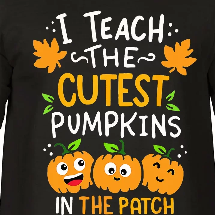 I Teach The Cutest Pumpkins In The Patch Teacher Halloween Comfort Colors T-Shirt