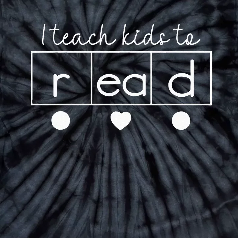 I teach to read Science of Reading Funny Tie-Dye T-Shirt