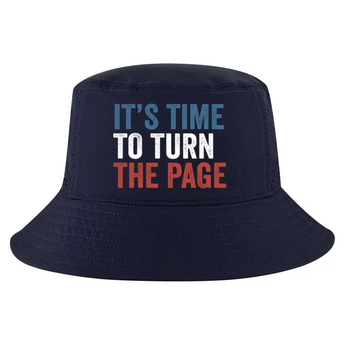 ItS Time To Turn The Page Kamala Harris 2024 Gift Cool Comfort Performance Bucket Hat