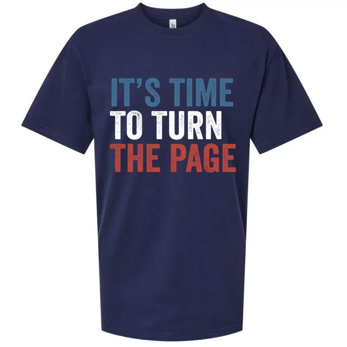 ItS Time To Turn The Page Kamala Harris 2024 Gift Sueded Cloud Jersey T-Shirt