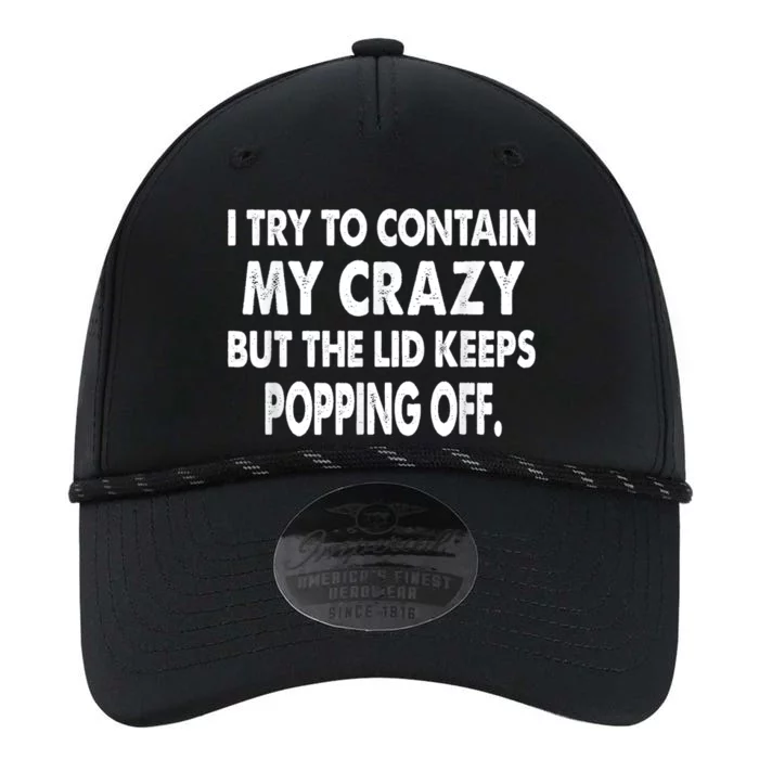 IM Trying To Contain My Crazy But The Lid Keeps Popping Off Performance The Dyno Cap