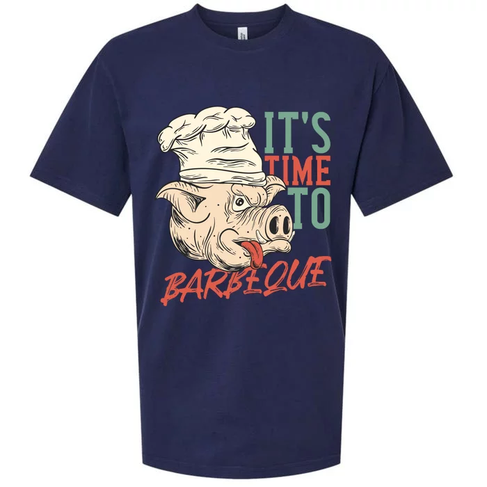 Its Time To Barbeque Sueded Cloud Jersey T-Shirt