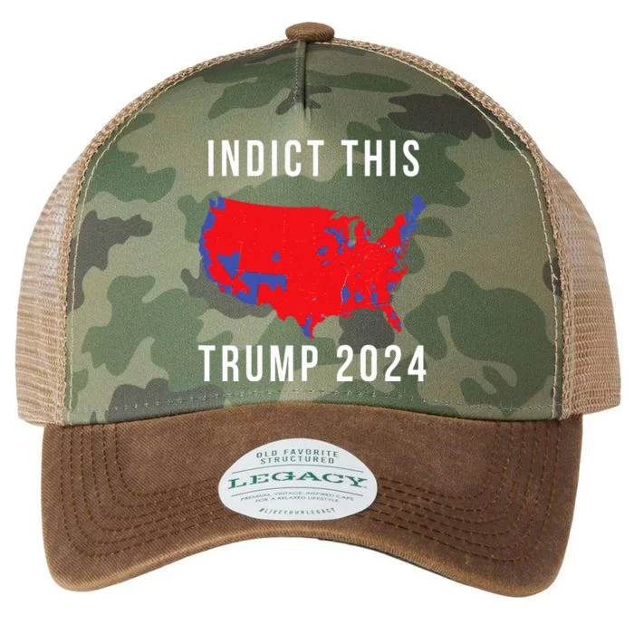 Indict This Trump 2024 Legacy Tie Dye Trucker Hat