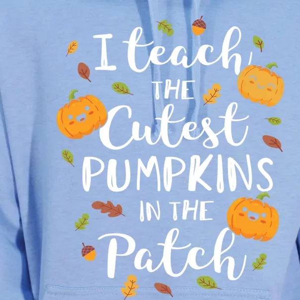 I Teach The Cutest Pumpkins In The Patch Halloween Top Gift Unisex Surf Hoodie