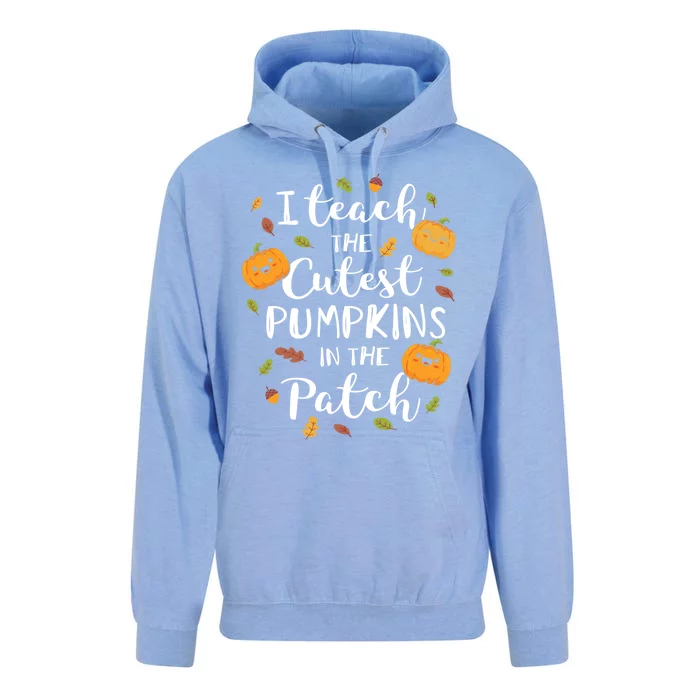 I Teach The Cutest Pumpkins In The Patch Halloween Top Gift Unisex Surf Hoodie