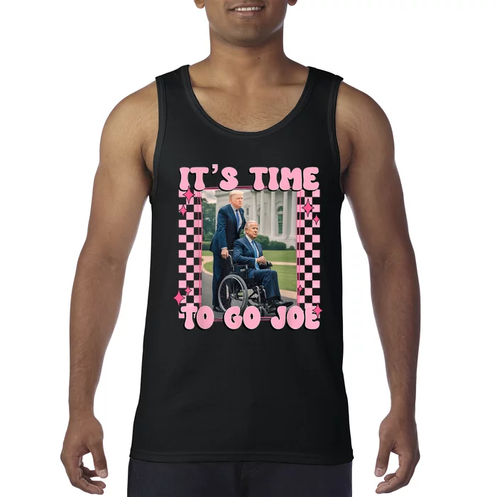 Its Time To Go Joe Funny Trump 2024 Tank Top