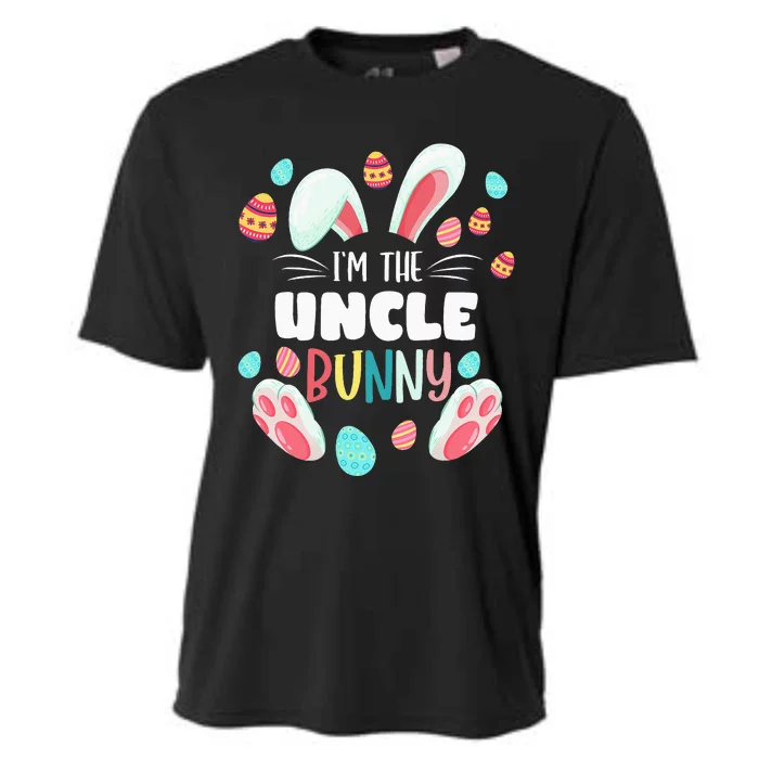 I'm The Uncle Bunny Matching Family Easter Party Cooling Performance Crew T-Shirt