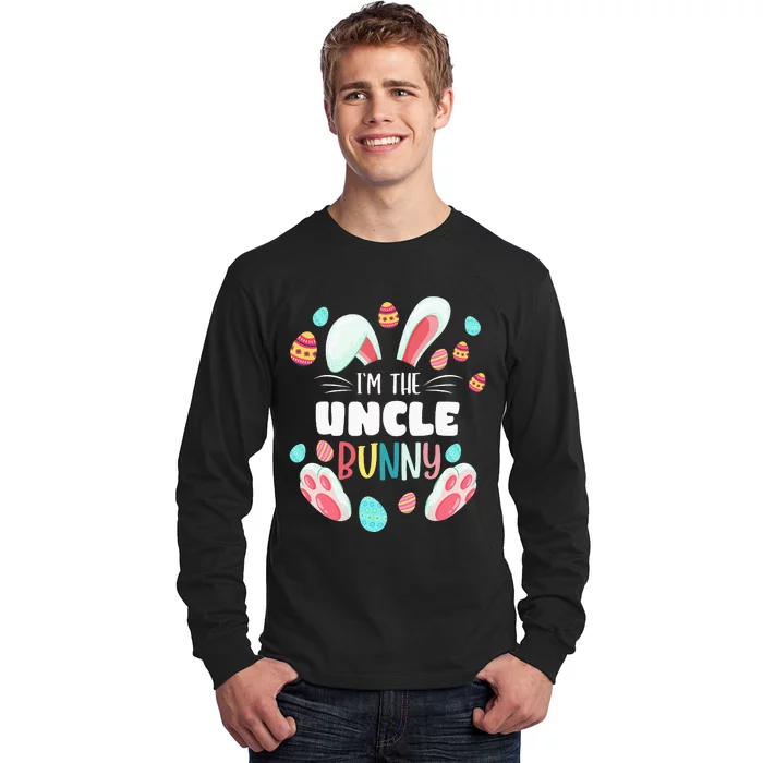 I'm The Uncle Bunny Matching Family Easter Party Long Sleeve Shirt