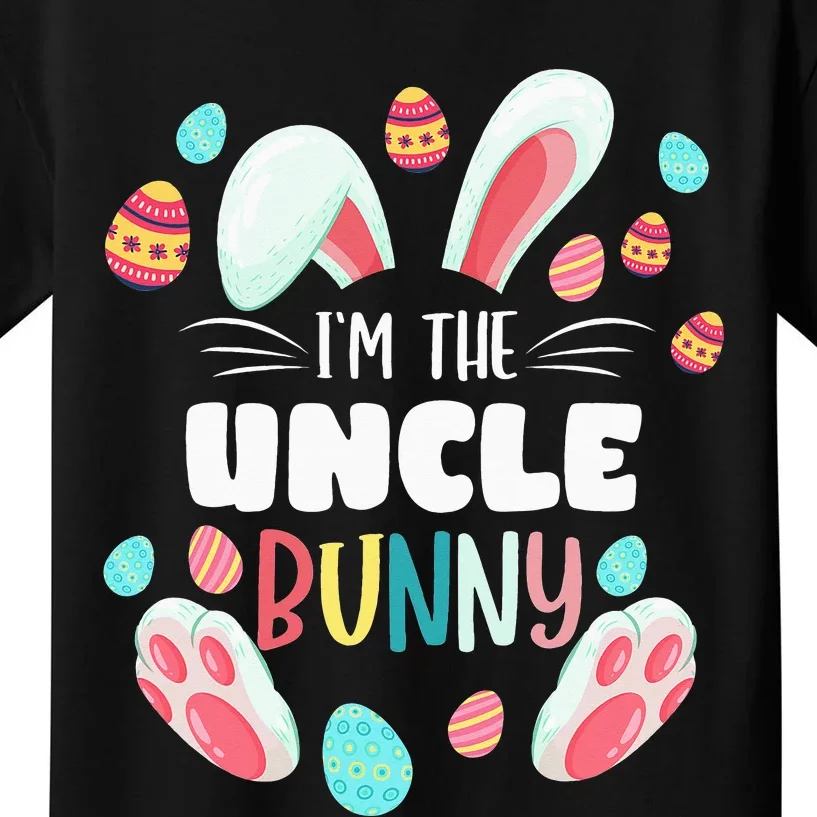 I'm The Uncle Bunny Matching Family Easter Party Kids T-Shirt