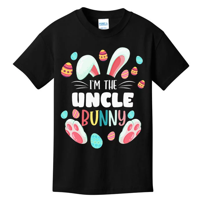 I'm The Uncle Bunny Matching Family Easter Party Kids T-Shirt