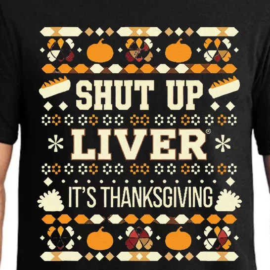 Its Thanksgiving Ugly Festive Celebration Pajama Set