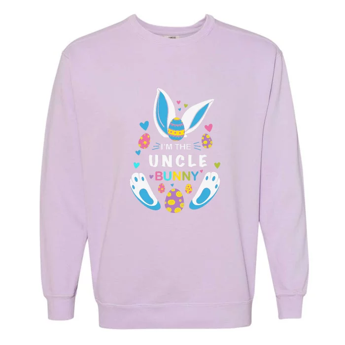 I’m The Uncle Bunny Matching Family Easter Day Gift Garment-Dyed Sweatshirt