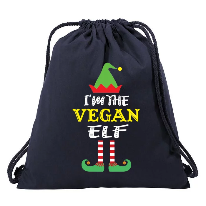 I'm The Vegan Matching Group Christmas Gift Drawstring Bag