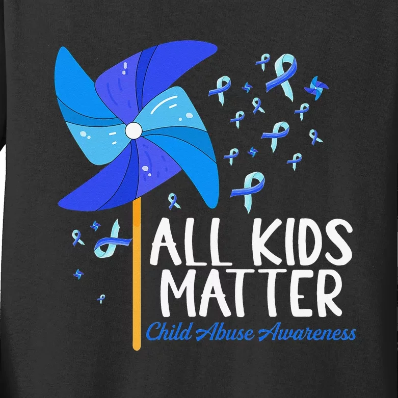 Im Their Voice Stop Child Abuse Prevention Awareness Month Kids Long Sleeve Shirt