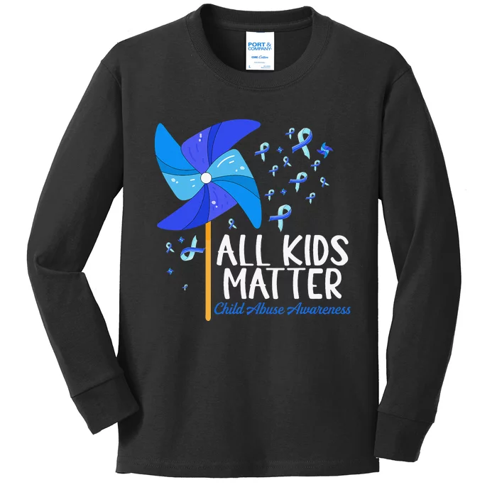 Im Their Voice Stop Child Abuse Prevention Awareness Month Kids Long Sleeve Shirt