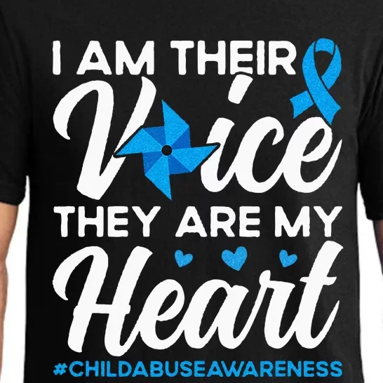 Im Their Voice Child Abuse Prevention Awareness Month Pajama Set