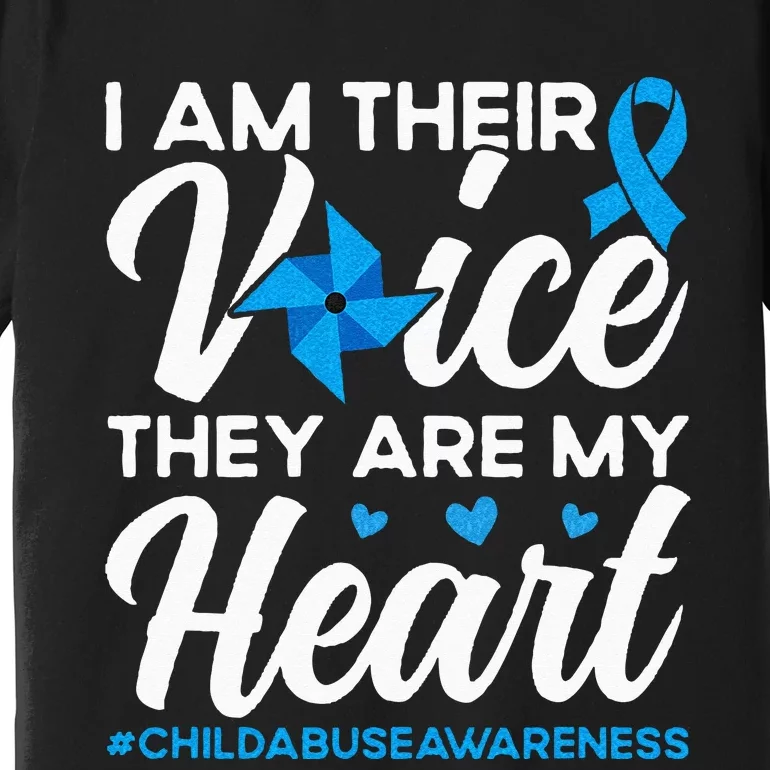 Im Their Voice Child Abuse Prevention Awareness Month Premium T-Shirt