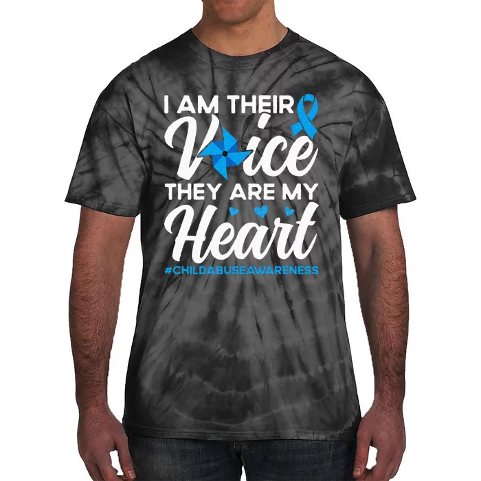 Im Their Voice Child Abuse Prevention Awareness Month Tie-Dye T-Shirt