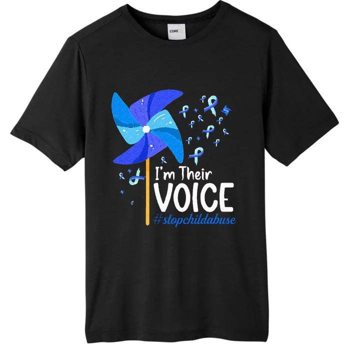 Im Their Voice Pinwheel Child Abuse Prevention Awareness ChromaSoft Performance T-Shirt