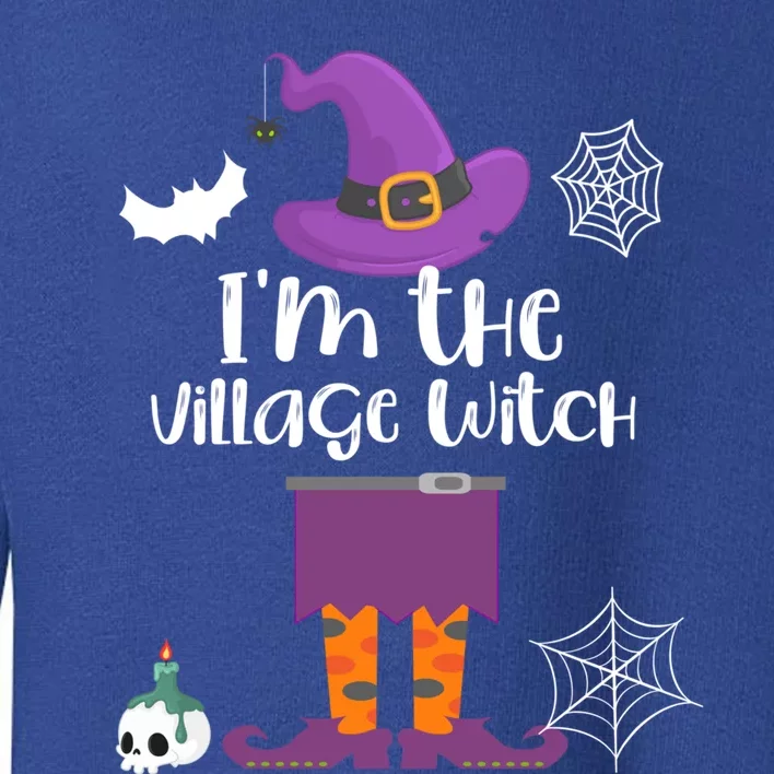 Im The Village Witch Halloween Matching Group Costume Gift Toddler Sweatshirt