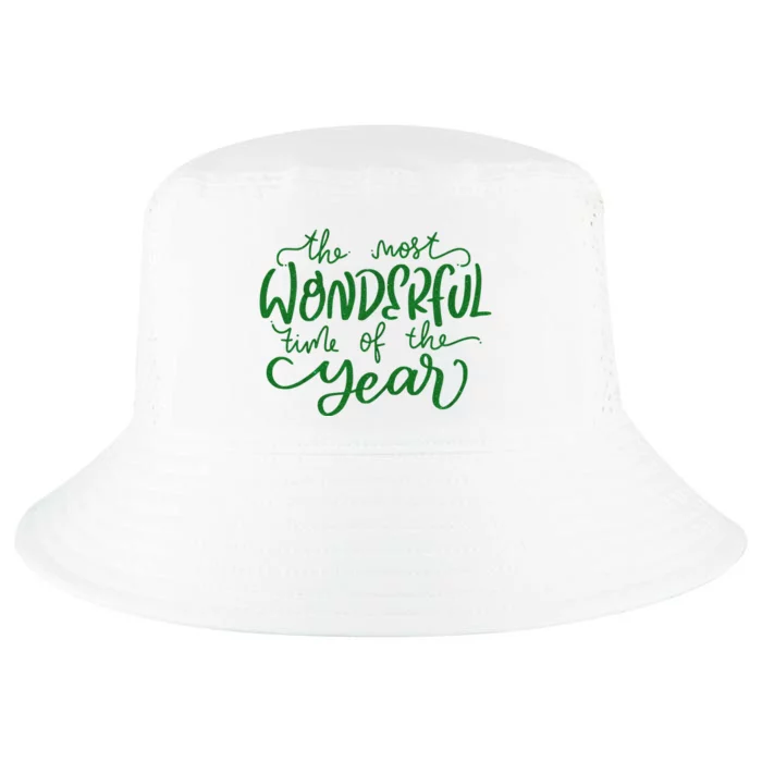 It's The Wonderful Time Of The Year Christmas Season Festive Cool Comfort Performance Bucket Hat